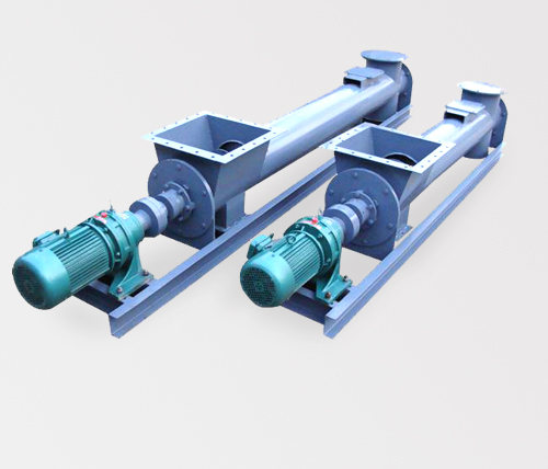 可水平、傾斜輸送粉末，可以按照用戶(hù)要求設(shè)計(jì)不同管徑、長(zhǎng)度